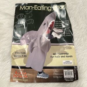 Rasta Imposta Kids Size 7-10 🦈Man-Eating Shark🦈 Halloween Costume